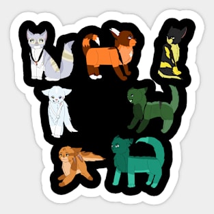 Element cat leaders. Sticker